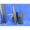 Image 1 : NEW - 3 Blade Utility Knife with Sheath
