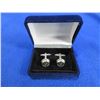 Image 1 : Pair of Cufflinks - 30-06 Sprg Nickel Plated Federal Brass