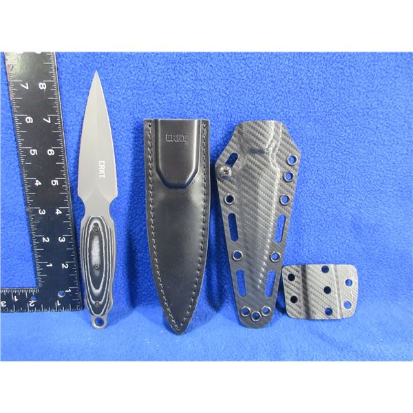 NEW - CKRT Shrill 2075 Fixed Blade Knife - 4" Blade