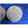 Image 3 : 2 Canadian 25 Cent Coins - .800 Silver - 1929, 1932