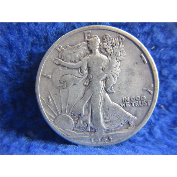 1943 USA "Walking Liberty Half Dollar" - .900 Silver