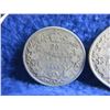Image 2 : 2 Canadian 25 Cent Coins - .925 Silver - 1918, 1919