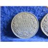 Image 2 : 2 Canadian 25 Cent Coins - .800 Silver - 1920, 1928