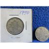 Image 1 : 2 Canadian 25 Cent Coins - .800 Silver - 1930 x 2