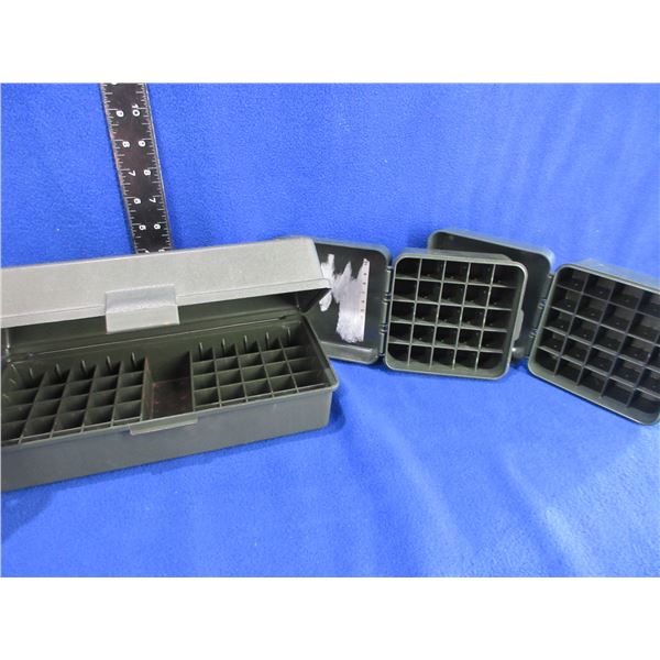 3 - MTM Plastic Shotshell Cases - S-25-12D x 2, SF-50-12 x 1