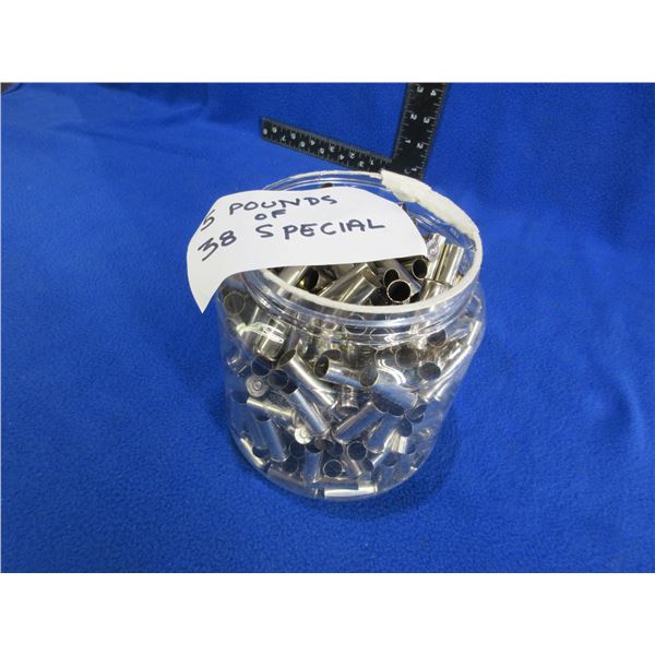 Brass Only - 38 Spl Unprimed - Tub of Approx. 390