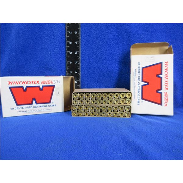 NEW - Brass Only - 257 Roberts Unprimed Winchester - 2 Boxes of 20