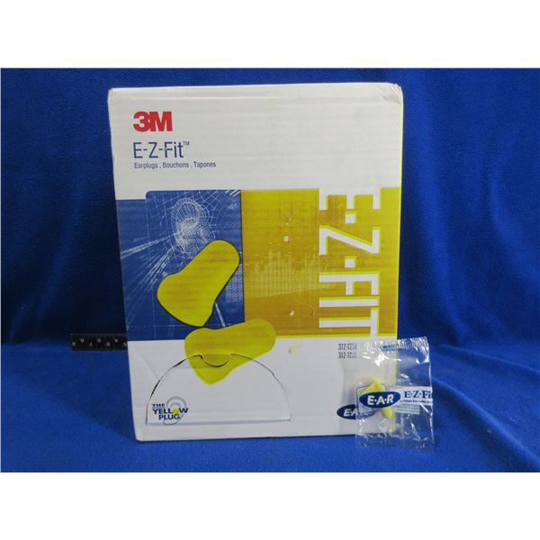 3M E-Z Fit Uncorded Ear Plugs - Box of 200 Appears Full