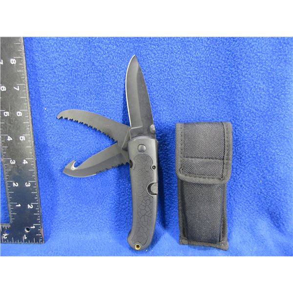 NEW - 3 Blade Utility Knife with Sheath