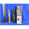 Image 1 : NEW - Mossy Oak RUKO105BZ-MO-X Fixed Blade Gut Hook Knife