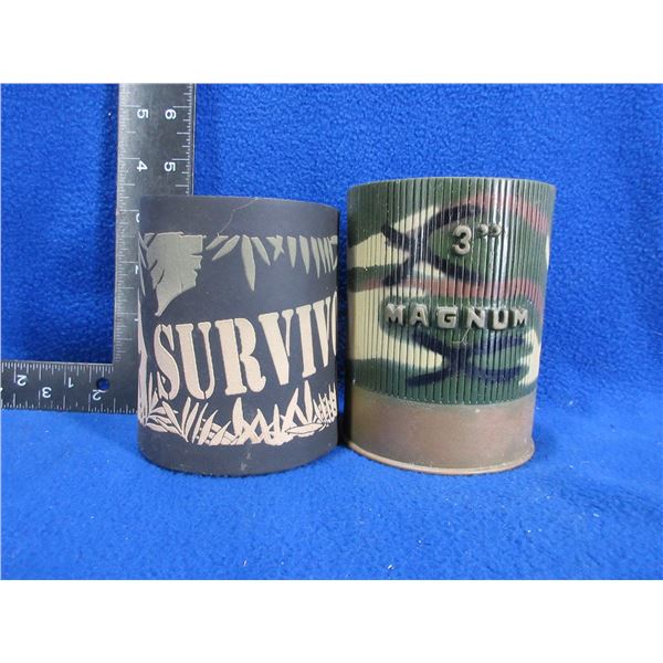 2 Beer Cozy's - Survivor and Magnum 3" Shotshell
