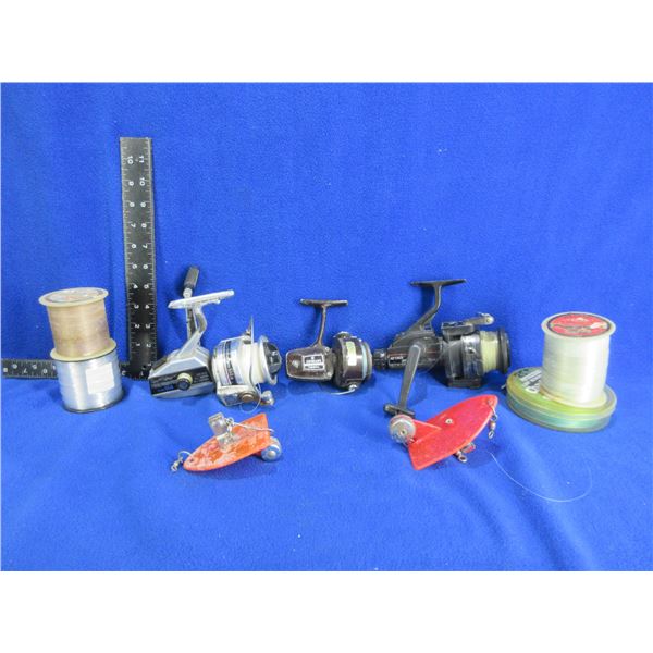 Lot of Misc. Fishing Reels and Line