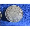Image 3 : 2 Canadian 25 Cent Coins - .800 Silver - 1929, 1933