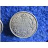 Image 3 : 2 Canadian 25 Cent Coins - .800 Silver - 1929, 1936