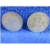 Image 4 : 2 Canadian 25 Cent Coins - .800 Silver - 1920, 1931