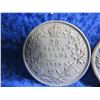 Image 2 : 2 Canadian 25 Cent Coins - .800 Silver - 1929 & 192? (Illegible)