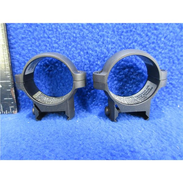 30mm Steel Rings - Low Height - to fit Weaver Style Bases