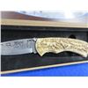 Image 2 : Faux Deer Antler Knife with Display Case