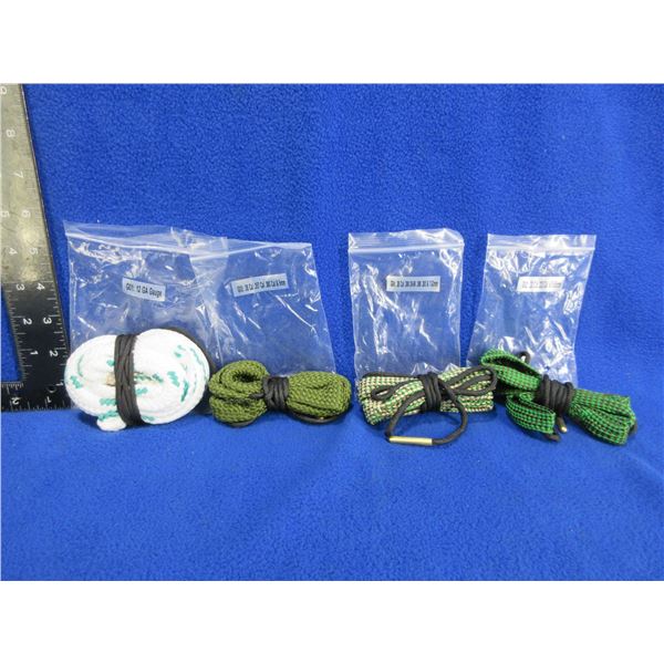 NEW - 4 Pull Thrus - 12 Ga., 22 Cal., 30 Cal., 38 Cal./9MM