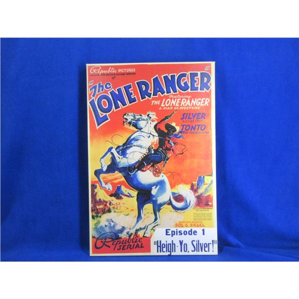 Framed Show Print on Canvas - The Lone Ranger, Episode 1