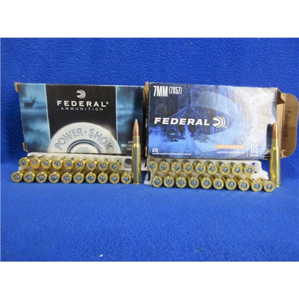 7mm Mauser Federal Cartridges (Pick Up or Ship by UPS Only)