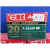 Image 2 : 7.62X39 123gr HP Barnaul Non-Corrosive (Pick Up or Ship by UPS Only)