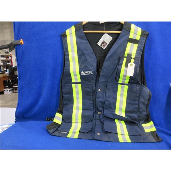King Surveyor Safety Vest with 3M Scotchlite Reflective Material - Size XXL