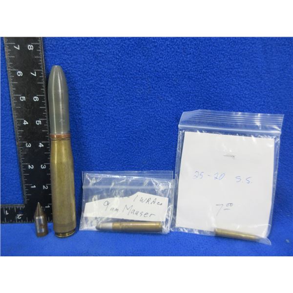 Collector Ammo - 3 Misc. Cartridges (Pick Up or Ship by UPS Only)