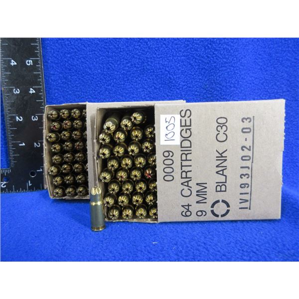 9MM Blank C30 Cartridges (Pick Up or Ship by UPS Only)