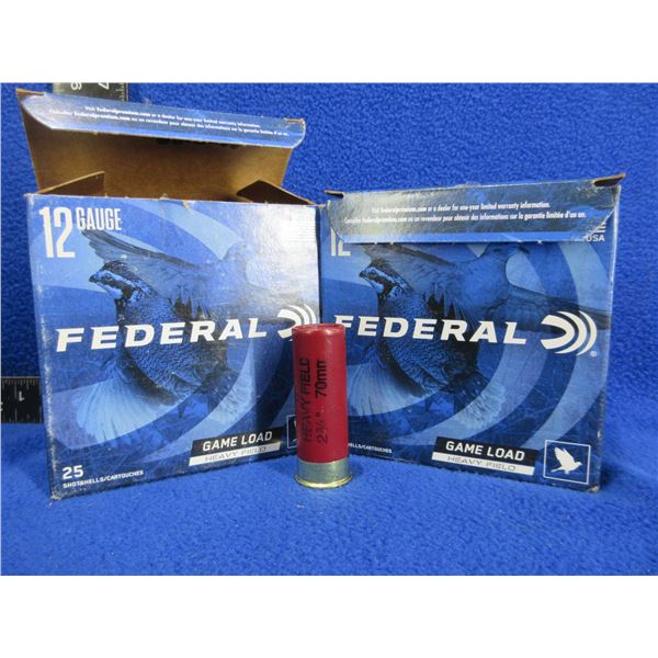 12 Ga. 2 3/4" 6 Shot Federal Shotshells (Pick Up or Ship by UPS Only)