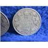 Image 3 : 2 Canadian 25 Cent Coins - .925 Silver - 1918, 1919