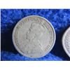 Image 5 : 2 Canadian 25 Cent Coins - .925 Silver - 1918, 1919