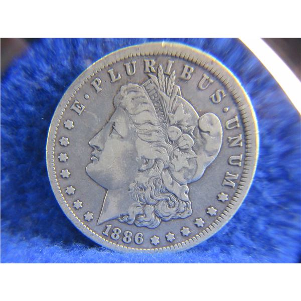 1886 USA One Dollar "Morgan Dollar" - .900 Silver