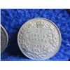 Image 3 : 2 Canadian 25 Cent Coins - .800 Silver - 1929, 1932
