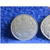 Image 2 : 2 Canadian 25 Cent Coins - .800 Silver - 1920, 1928