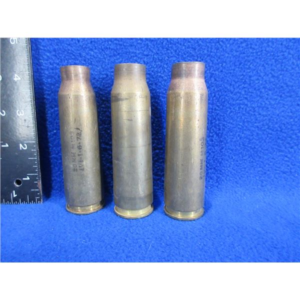 Brass Only - 20MM M103 Unprimed - Bag of 3