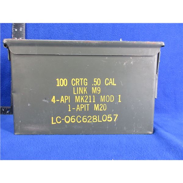 Metal Ammo Box - 11" x 5 1/2" x 7" High