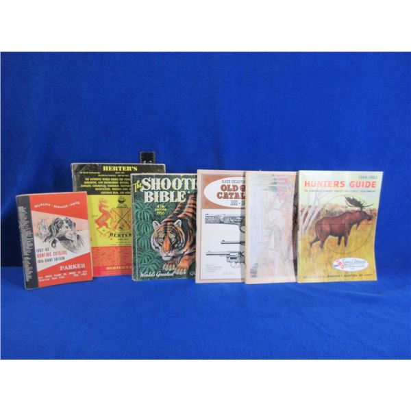 6 Assorted Firearms Magazines/Catalogs - Herter's, Shooters Bible, Hunters Guide, Etc.