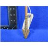 Image 2 : Vintage Native American Wood Arrow with Stone Arrowhead - 25"