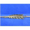 Image 3 : Vintage Native American Wood Arrow with Stone Arrowhead - 25"