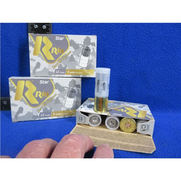 12 Ga. 2 3/4" 1 1/8 oz Slug Rio Shotshells (Pick Up or Ship by UPS Only)