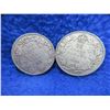 Image 1 : 2 Canadian 25 Cent Coins - 1919 (.925 Silver), 1928 (.800 Silver)