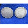 Image 2 : 2 Canadian 25 Cent Coins - 1919 (.925 Silver), 1936 (.800 Silver)