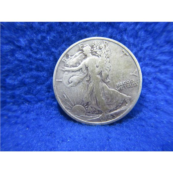 1943 USA "Walking Liberty Half Dollar" - .900 Silver