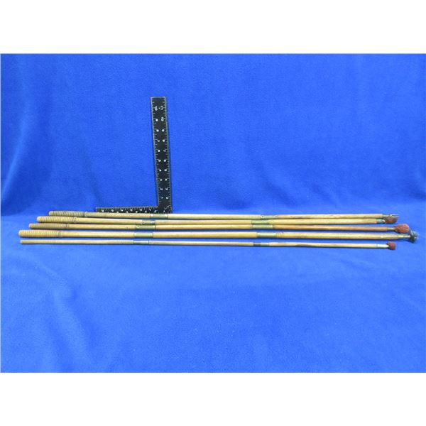 5 Vintage Shotgun Cleaning Rods