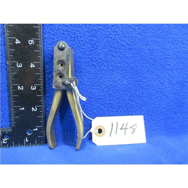 45 Cal. Brass Double Cavity Bullet & Round Ball Mold