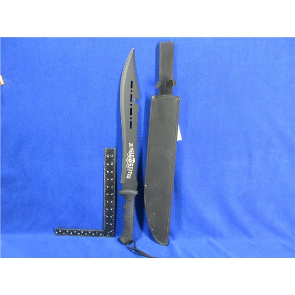United Cutlery Black Legion Jungle Hunter AUS-8 Machete with Sheath