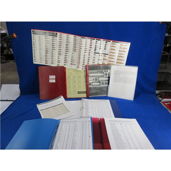 Lot of Binders and Guides of Load Data and Factory Ammo Specs