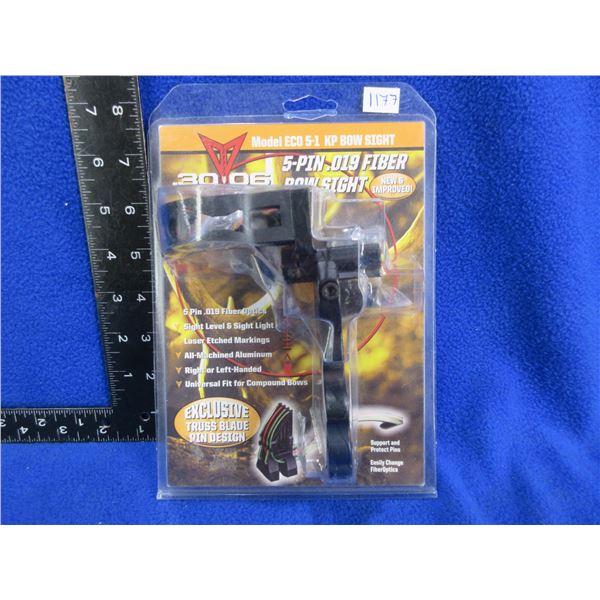 30-06 Outdoors 5 Pin  .019 Fiber Bow Sight - Model ECO 5-1 KP