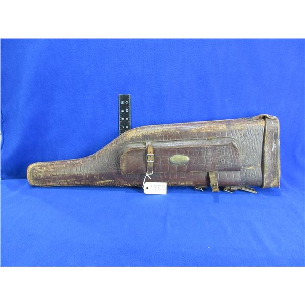 Leather Leg O'Mutton Case - 30" - Has Broken Straps & Seam Damage